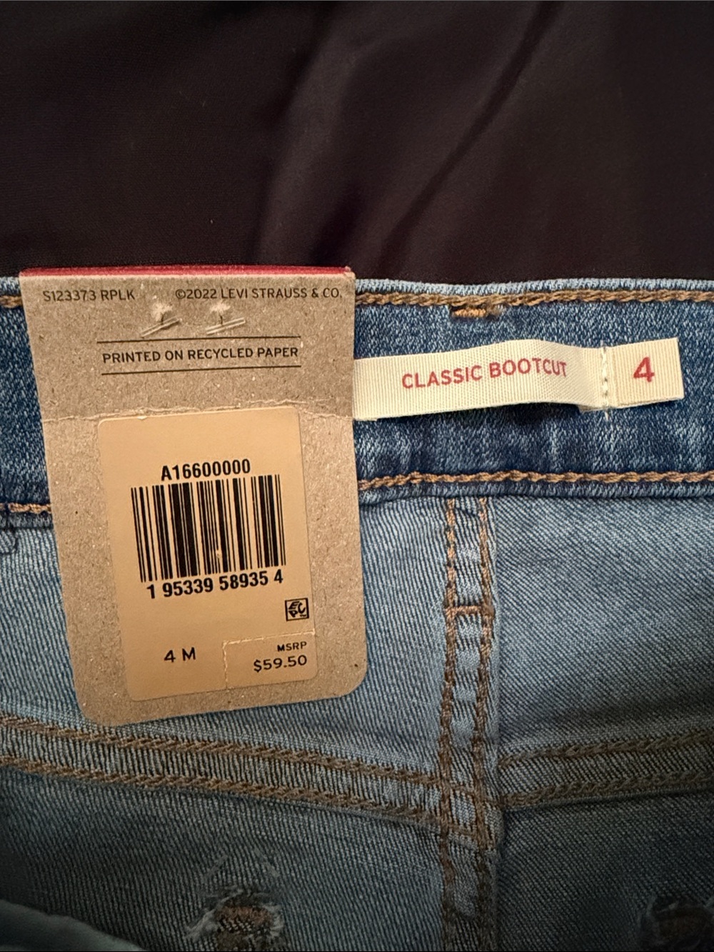 Levi's Light Blue Vintage Classic Bootcut Jeans - Picture 3 of 4